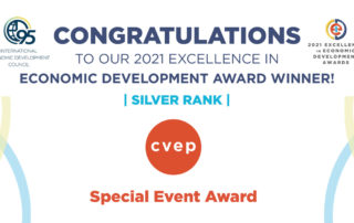 Congratulations to our 2021 excellence in economic development award winner, silver rank, CVEP